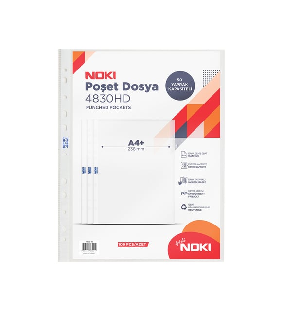 Noki HD Poşet Dosya (100'lü)